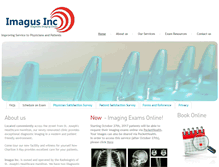 Tablet Screenshot of imagusinc.com